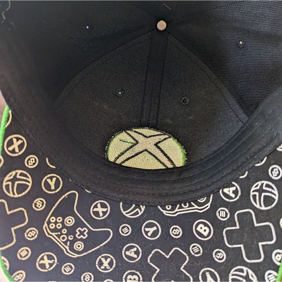 New With Tags XBOX Official Merchandise Snapback Hat Green and Black Men's - Picture 5 of 7